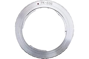 Hersmay PK-EF/EFS - Anillo adaptador de montaje de lente para Pentax PK para cámara Canon EOS 70D 77D 80D 700D 750D 760D 800D 1200D 1300D 5D III 5DIV 7D 600D 60D 1100d 5D 550D