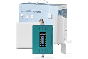 ANNTLENT Amplificador de Cobertura Móvil 4G LTE 3G gsm Repeater Amplificador de Señal de Teléfono Móvil para el Hogar y la Oficina en Banda 1/3/7/8/20 para Todos los Portadores Españoles