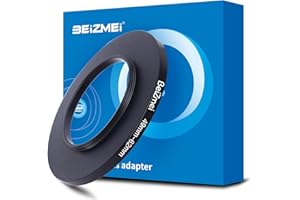BEIZMEI 49 mm auf 62 mm Filter Adapter von, kompatibel mit allen 49 mm, Objektiv mit 62 mm, UV, ND, CPL, Filter, 49 mm Objektiv zu 62 mm, Kamerafilter (49-62 mm)