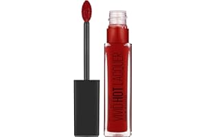 Maybelline New York Color Sensational Vivid Hot Laquer pomadka do ust numer 70 so hot, 1 opakowanie (1 x 7,7 ml)