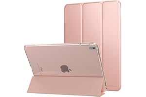 MoKo Case for iPad Pro 9.7, Ultra Slim Lightweight Smart-shell Stand Cover with Translucent Frosted Back Protector for Apple iPad Pro 9.7" 2016 Release Tablet, Rose GOLD (with Auto Wake/Sleep)