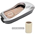 gernie Automatic Shoe Cover Machine, Efficient and Comfortable Disposable Boot Cover Dispenser, Maintain Clean Floors, Portable Indoor Shoe Wrapping Machine for Home Office Hospital