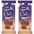 Cadbury Dairy Milk Silk Mousse Chocolate 116 Gram Pack of 2 Bars, Caramels (2 x 116 g)