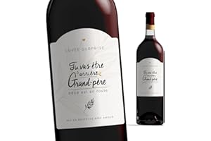 Manahia étiquette bouteille annonce grossesse - Tu vas être arrière-grand-père - étiquette vin annonce naissance - annonce grossesse - futur arrière grand père - annonce papy