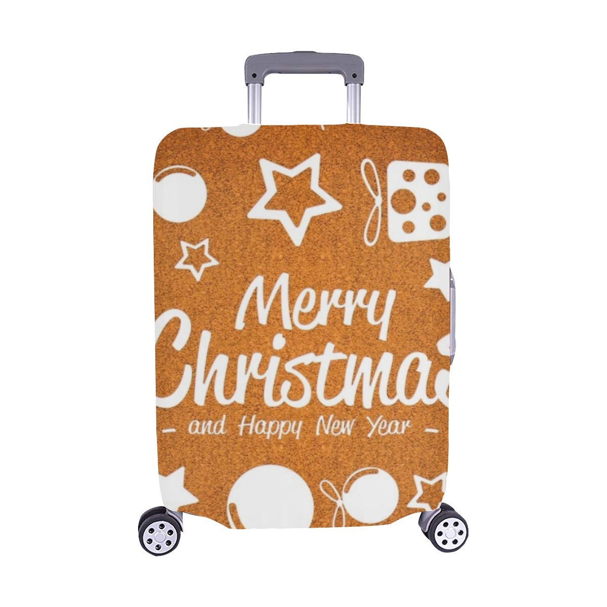 Merry-Weihnachten-EIN-frohes-neues-Jahr-Stock-Illustration-Muster-Spandex-Staubschutz-Trolley-Protector-case-Fall-reisegepck-auf-285-x-205-cm-beschtzer-Koffer
