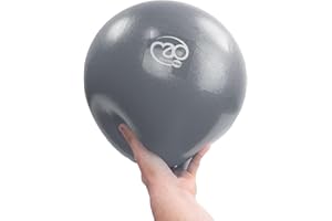 Fitness Mad Exer-Soft Stability Ball, Soft Pilates Ball, 3 Sizes: 7”, 9” & 12”, Mini Gym Ball for Pilates, Yoga, Core Training and Physical Therapy