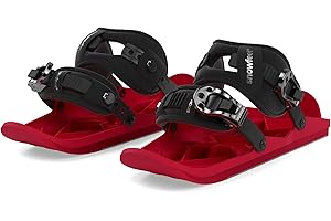 Snowfeet X - Mini Pattini da Sci Brevi per Snow Pro Version | Sci per Scarpe Invernali | Pattini da Neve | The Real Original