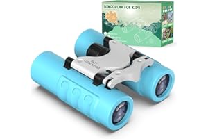 YUANJIROT Fernglas für Kinder Geschenke für 3-12 Jahre Mädchen Jungen, 8X21 fernrohr Kinder Outdoor Spielzeug für Erkundungen, Vogelbeobachtung,Reisen(Himmelblau)