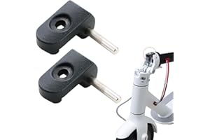 WONVIFY 2 PCS Chiusura Gancio Pieghevole con Fibbia di Ferro per Scooter Elettrico Cerniera con Fibbia e Ispessita per XIAOMI Scooter M365