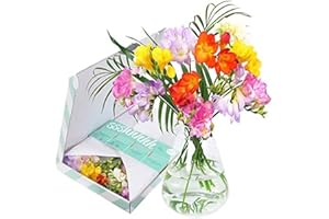 BloomPost Letterbox Flower Gift - Fresh Flowers Delivered - Bouquet Perfect for Valentine's Day, Birthdays, Anniversaries and Thank You Gifts - Next Day Free UK Delivery - Happy Breeze - 32 cm