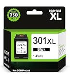 Cartucce Compatibili HP 61XL 2 Pezzi 2 Cartucce D'Inchiostro Nero HP 61XL Ricondizionate - Per Stampanti DeskJet 2540 Serie, ENVY 4500, Ecc. Hp 301 Nero - Foto 5