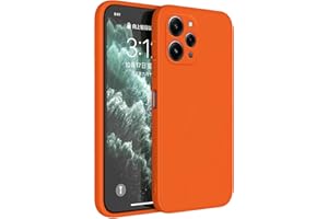 Topme Funda para Redmi 12 (4G) / Redmi 12 5G / Poco M6 Pro 5G (6.79" Inches) Carcasa Caja Case Estuche, Funda Protectora de Piel de Silicona TPU - Naranja