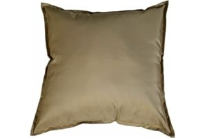 LIZZIE JACOBS New Waterproof Garden Cushion Covers Furniture Outdoor Indoor Seats Patio Living Room Cushion Covers (60 x 60 cm (24"x24"), Mink)