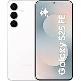Samsung Galaxy S25 FE Yapay Zeka (AI) Telefon, Beyaz, 8GB Bellek, 256GB Depolama, 50MP Kamera, 6,7 in&ccedil; Ekran, İnce ve Daha Ha