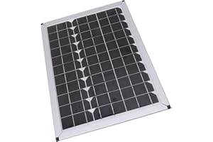 Yusat Solar Panel 100W 18V Monocrystalline Silicon 15.7in Long 10.8in Wide Portable Solar Panel Charger for Car Laptop Lamp