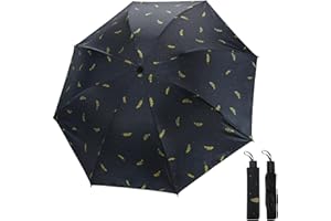 FADCAER Parasol wiatroszczelny mocny składany kompaktowy parasol podróżny przenośny parasol mały składany plecak parasol do ochrony przed deszczem i słońcem, lekki parasol dla mężczyzn kobiet