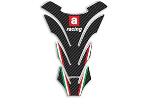 DEGONA Tankschutzpad Tankpad 3D Harz Tankschutz kompatibel mit Motorrad APRILIA RACING - PA003