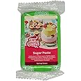 FunCakes Sugar Paste Spring Green, Easy to Use, Smooth, Flexible, Soft and Pliable, Perfect for Cake Decorating, Halal, Kosher and Gluten Free, 250 g