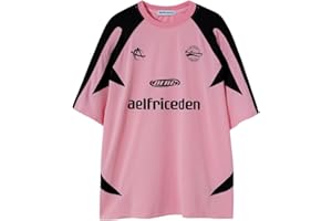 Aelfric Eden Męska koszulka oversized damska Y2K Baggy Lato Vintage Raglanowa Heavy Tee Casual z nadrukiem