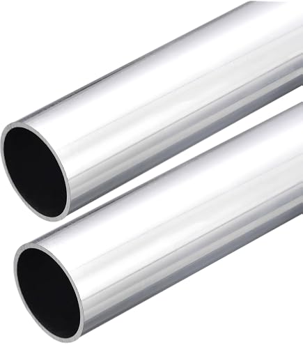 Aluminium Rundrohr AlMgSi05 32x1,5 Mm – Länge 1000 Mm (100 Cm) – Individuell Zugeschnitten, Roh Gesägt