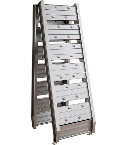 Wiltec Access Ramp 3-way Folding 172cm 340kg Ramp Aluminium Access Rail Garage Equipment 47581063 - View #12