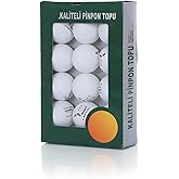 Hsport 3 Yıldız Masa Tenisi Pinpon Topu +40 Gazlı Yapı Sekme Garantili Profesyonel Pingpong Top 12 Adet
