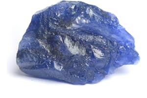 GEMHUB Natural Blue Sapphire Rough Gemstones 8-200 Carats Raw Crystals and Healing Stones Loose Gemstone Necklace For Women And Men