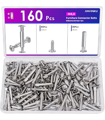 2 Tornillos De Conexión Para Armario IKEA PAX - Números 100402 Y 100644, Color Plata, Para Unir Cuerpos