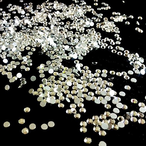 ss3-ss30 Kristallbehang Flache Rückseite Strass für Nägel Steine Nicht Hotfix Klebstoff auf 3D Nail Art Strass DIY - 6