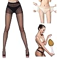 HFAOHO 3 Pairs Women's Super Flexible and Indestructible Magic Stockings (Black)
