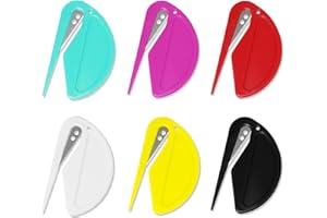 TWEOZEK 6PCS Pet Knotting Comb, Professional Dematting Combs, Dematting Comb Hair Knot Remover Portable Grooming Tools for Dogs Cats, Letter Opener, Wrapping Paper Cutter