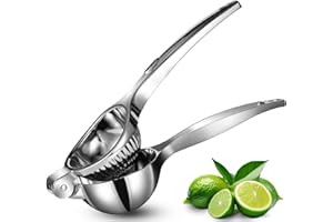 ‎LUXORAIOVA Luxoraiova Zitronenpresse, Zitruspresse Manuell, Robuste Zitronenpresse Handpresse Entsafter, Schweres Lemon Squeezer Citrus Juicer für Küche, Cocktails, Bars- Spülmaschinenfest