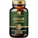 Naturagen Bromelain 1000 mg 2500 GDU | 60 Kaps&uuml;l | Ananas Kaynaklı Enzim
