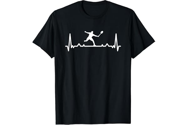 Badminton Joueur Heartbeat De Badminton T-Shirt