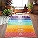 Produktbild Yoga Matte Regenbogen Bunt Szenerie Indien Mandala Wandbehang Decke Tapisserie 7 Chakra Teppich Zigeuner Baumwolle Square Strandtuch Badetuch Schal Home Decor 150 x 75 CM