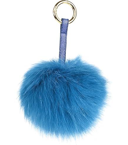 TOSSPER Pompom Schlüsselanhänger Weihnachten – Süße Schneeflocke Aus Plüsch, Ca. 8 Cm, Rosa