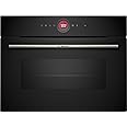 Bosch Series 8 built-in compact oven with microwave function 60 x 45 cm, Touch Control, 16 heating and combination mode. Black, CMG7241B1M, 1 Year Manufacturer Warranty