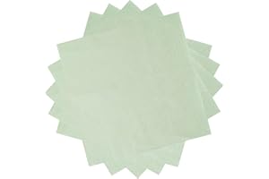 POPOYU 20pcs Sage Green Paper Napkins - Party Tableware Decor Serviettes
