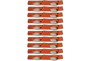 BINWAT TOPWA 10PCS Sweatband welding Brown Sweatband Hard Hat Headbands for Welding Helmets,Cycle Ricing,Hard Hat 25x9.5cm