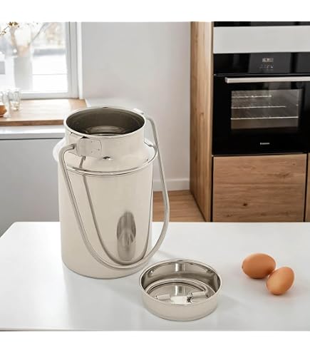 Bricco Per Latte Contacto In Acciaio INOX 18/10 – 2,8 Litri, Lucido - 3