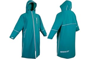 Two Bare Feet | Hi-Vis Equestrian Changing Robe | Waterproof, Windproof, Fleece-Lined Coat for Horse Riding & Outdoor Use