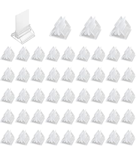 Blulu Lot De 20 Porte-cartes En Acrylique Transparent De 5,1 Cm