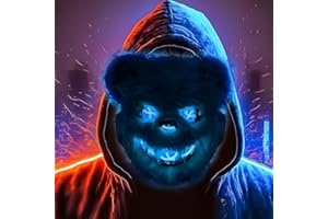 Anyingkai Maschera di Halloween Spaventosa, Maschera Animale Horror Orso Paurosa, Costume di halloween mas-chera per Adulto Bambino per Halloween Carnevale Cosplay Festa in Costume