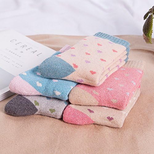 Ladies SOCKS_autumn and winter hot tip at the edge of the girl's socks wool socks?2pairs?, sweet and versatile, barrel, mini-love, random