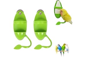 MAGISEL 2 Stück Sepiaschale Halterung,Mit Ständer Vogelkäfig Zubehör,Sepiaschale Halter,Vogelfuttersäule Futterbehälter,Vogel Lebensmittel Halter,Zum Halten Früchten,Tintenfischknochen,Gemüse,Heimvogelbedarf