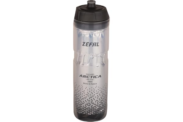 ZEFAL Arctica - Bidon Vélo 550 ML & 750 ML - Gourde Vélo Isotherme - Inodore et Etanche - Bidon Sport sans BPA