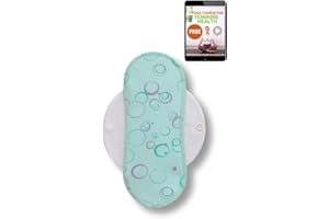 NATISSY Protèges Slip Lavables Réutilisables en Coton Bio pour Pertes Blanches (S, x7); FABRIQUÉS en UE, Lavables à Haute T°, 100% Respirants, Protection Féminine SEULEMENT pour Usage Quotidien (Sans PUL)