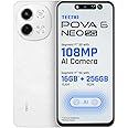 Tecno POVA 6 NEO 5G (Aurora Cloud, 8GB+256GB) | Advanced AI Features | 108MP Ultra Clear AI Camera | D6300 Powerful Processor | 5 Year Lag Free Fluency | 5000 mAh Battery | in Built Infrared and NFC