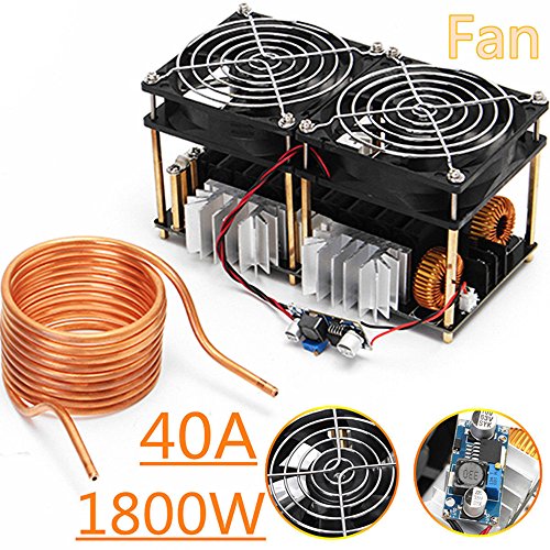 Preisvergleich Produktbild Yefun 1800W ZVS Induktionsheizung Modul Flyback Treiber Heizung + Tesla Spule + Lüfter