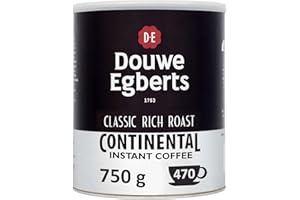 Douwe Egberts Continental Rich - Rich Roast Instant Coffee - Tin 750g
